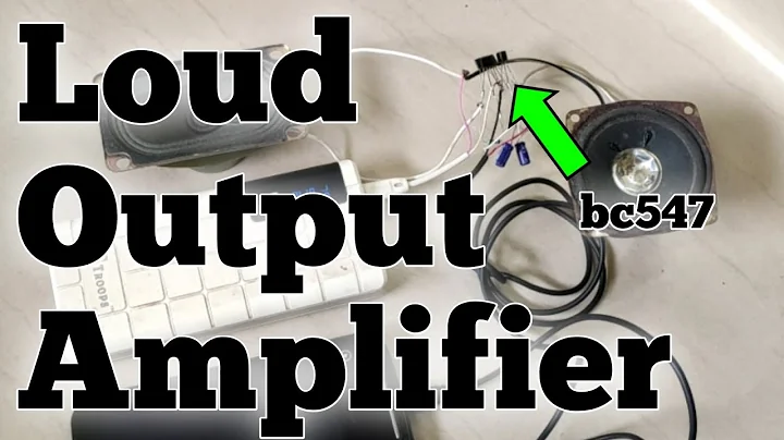 Powerful Amplifier using BC547 transistor..... ||Home Electronics_Prajwal||.