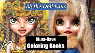 Annie Reyes Coloring Books with Doll-Shaped Eyes