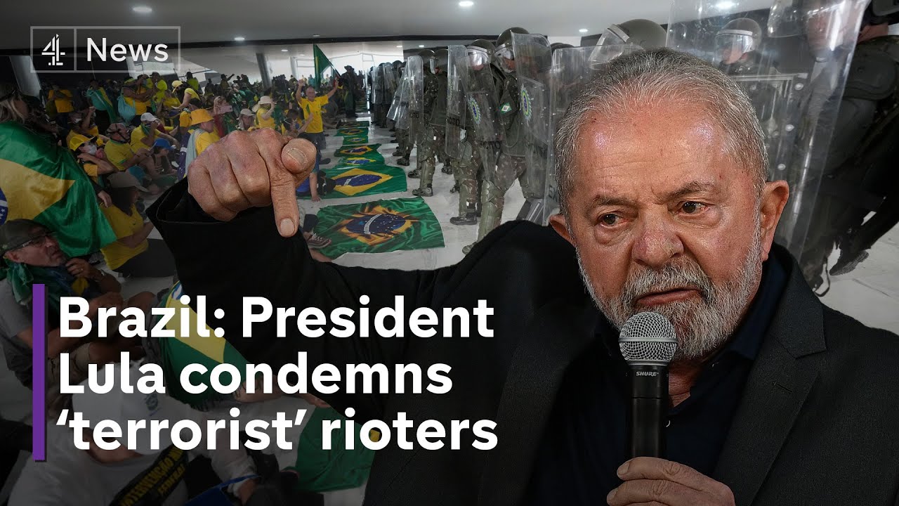 The president of Brazil condemns the “terrorist” incidents that attacked the Congress