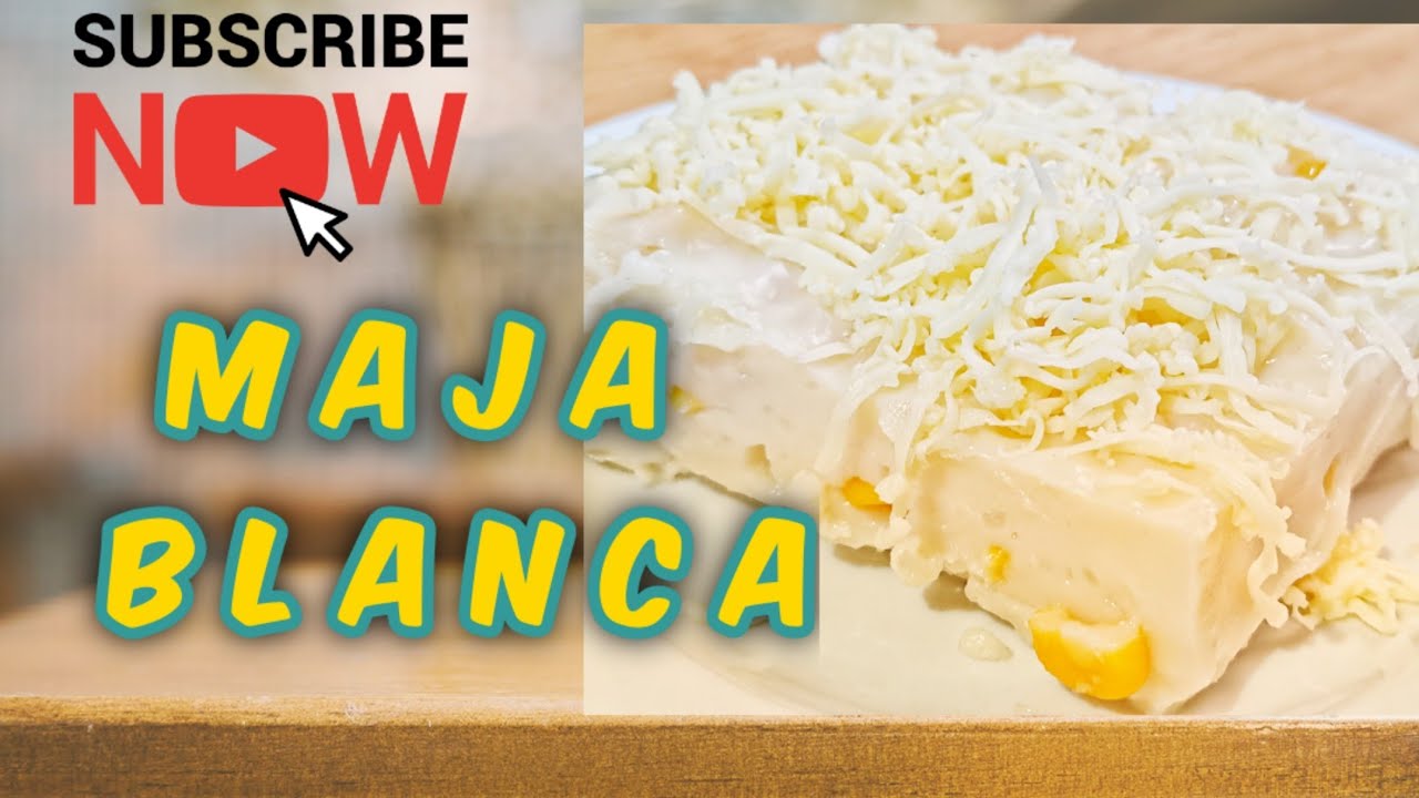 Creamy Maja Blanca without gata/ Coconut milk/ panlasang pinoy recipe