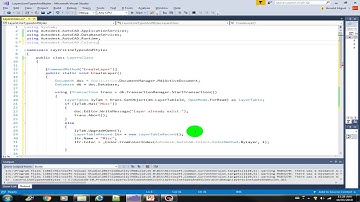 Creating a Layer in AutoCAD using C# (S7 - 3)