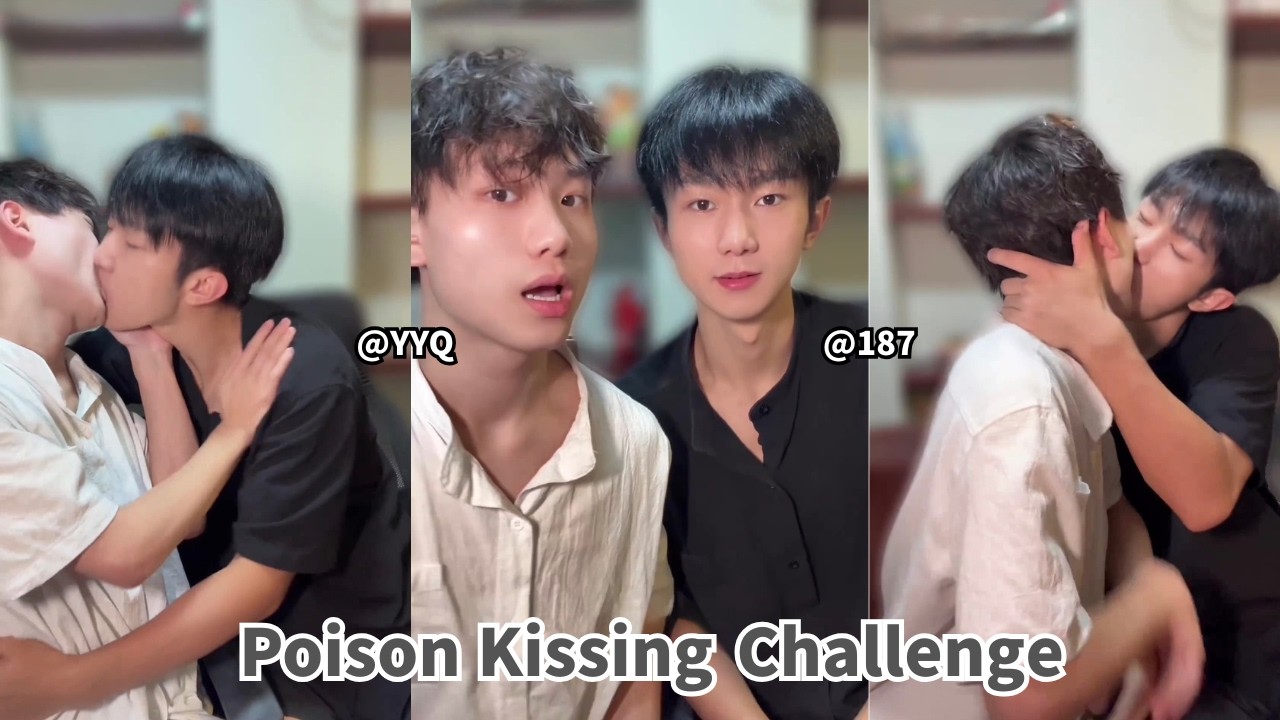 🌈東北人X香港人夫夫情侶版女巫的毒藥挑戰😈 Gay Couple Poison Kiss Challenge [SUB]