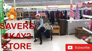 COME WITH ME AT SAVERS THRIFT STORE//UKAY2//SECOND HAND STORE (PART 1)