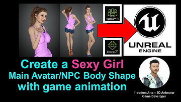 How to create hottest sexy girl body shape for Unreal Engine - Character Creator 3.4 + UE Tutorial
