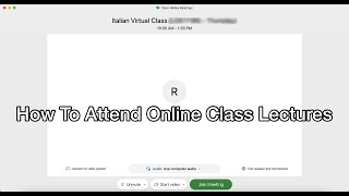 How To Attend Online Class Lectures At Seneca College!