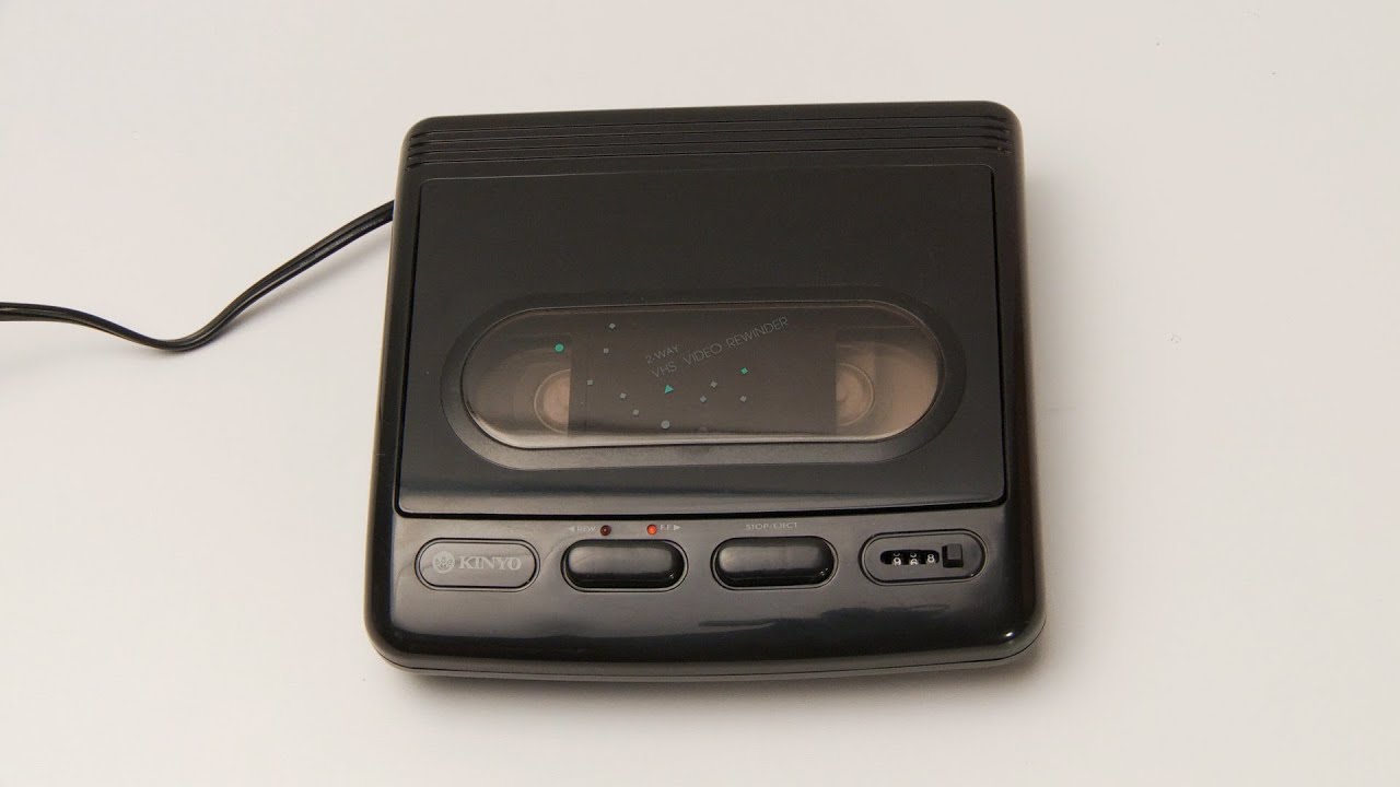 Kinyo 2Way VHS Video Rewinder YouTube
