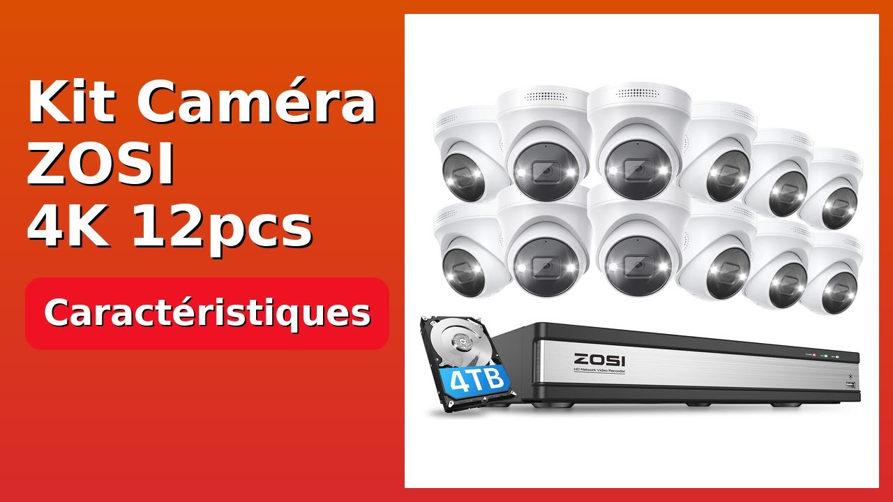 Zosi Zg2322m - Cámara De Seguridad Para Exteriores (1080p, H
