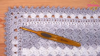 EASIEST Crochet Border For ANY Project! Mini Picot Stitch