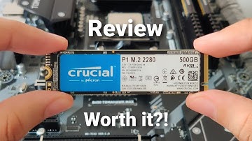 Crucial P1 500 GB NVMe PCIe M.2 SSD - Review with Benchmarks | Worth it?!