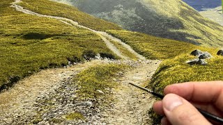 Painting Rocks on a Trail