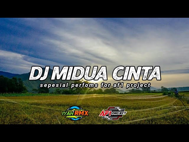 DJ MIDUA CINTA • STYLE R2 PROJECT • FULL BASS ANDALAN CEK SOUND class=