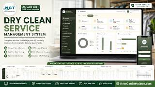 DRY CLEAN SERVICE MANAGEMENT SYSTEM WEB APP screenshot 2