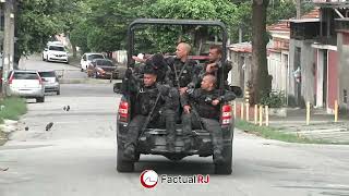 Policiais do COI em operação no Complexo da Serrinha