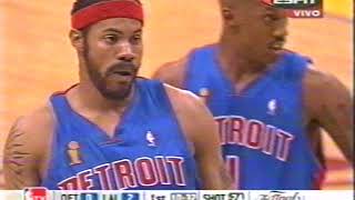 Detroit pistons vs los angeles lakers - game 2 (08.06.2004)