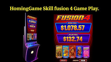 Original Skill Slot Game Fusion 4 Gameplay by HomingGame | Skill-Based Slot Machine Demo