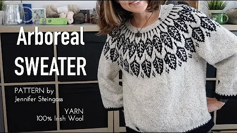Arboreal Sweater knitting pattern by Jennifer Stei...