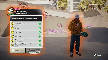 Skate 4 - Neanderfall Challenge Guide | All In One Sequence