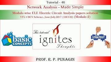 Electric Circuit Analysis VTU CBCS Scheme June July 2017 Module  2