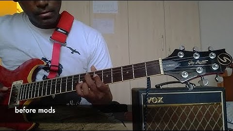 Vox Pathfinder 10 mods LED & Capacitor mod guide , comparison