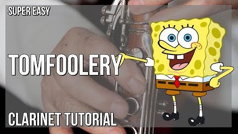 SUPER EASY: How to play Tomfoolery  by David Snell on Clarinet (Tutorial)