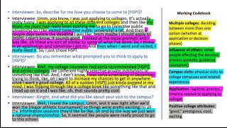 Developing a Coding Scheme Using Theory