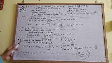 class 7 chap-9 Percentage and its applications ex-9.2