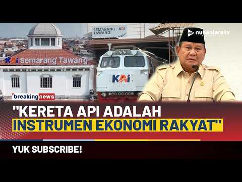 [FULL] Revitalisasi Stasiun Semarang, Prabowo: Kita Harus Investasi Lebih Banyak di Kereta Api | NTV