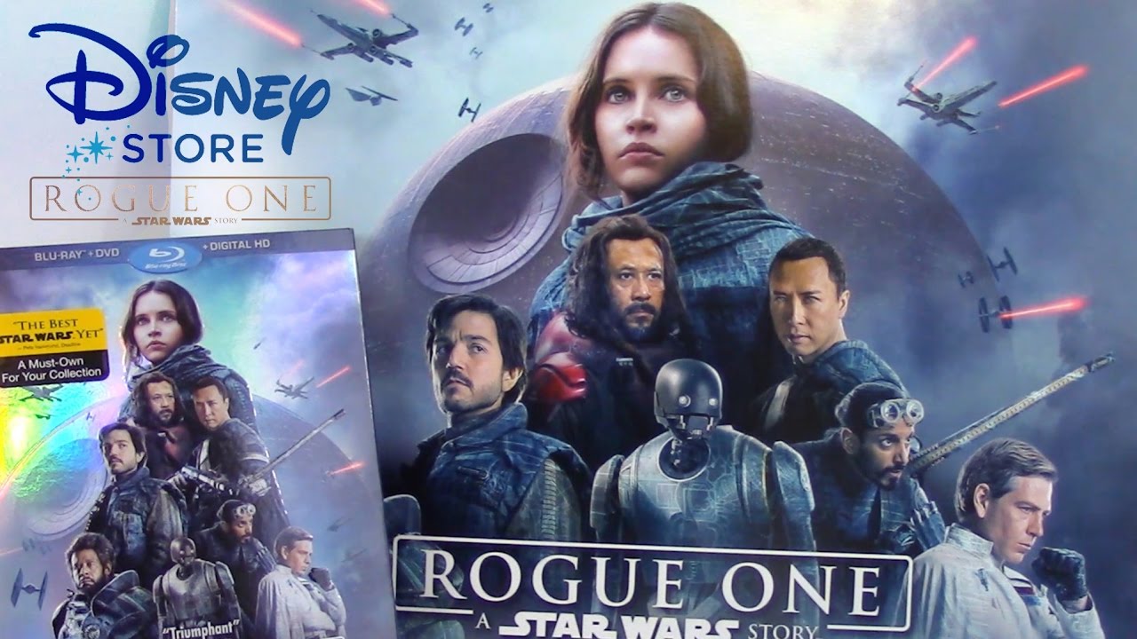 Rogue One Blu-Ray Combo Pack Unboxing! (Plus Disney Store Lithographs ...