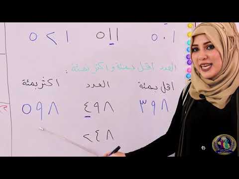 الرياضيات للصف الثالث الابتدائي الدرس الثاني مقارنة وترتيب الأعداد الرياضيات للصف الثالث الابتدائي الدرس الثاني مقارنة وترتيب الأعداد