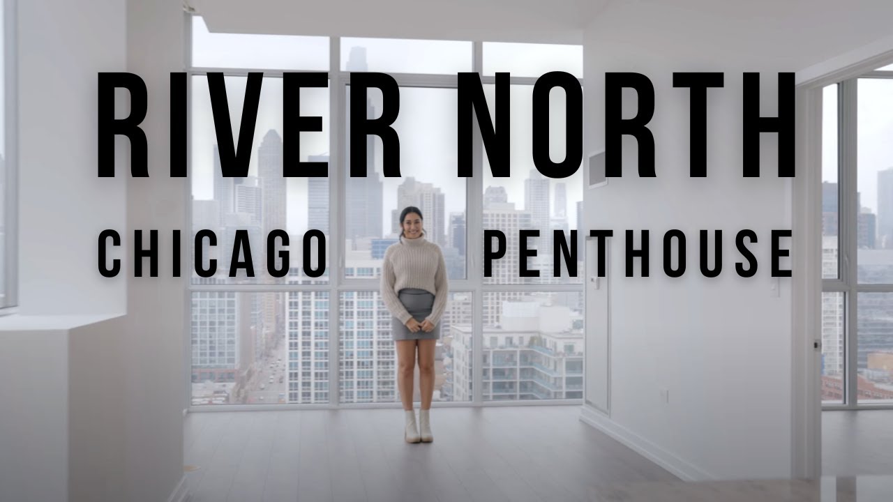 РОСКОШНЫЙ ПЕНТХАУС НА СЕВЕРНОЙ РИВЕР-РИВЕР В ЧИКАГО (9000 ДОЛЛАРОВ В МЕСЯЦ!)