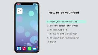 Tastermonial App - How To Log Your Food Good Idea Drink