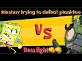 Boss fight / last level in Bikini Bottom / SpongeBob vs plankton #gameplay #games