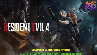 Resident evil 4 remake walkthrough - Chapter 6 The checkpoint - All 100% collectibles - Mendez boss