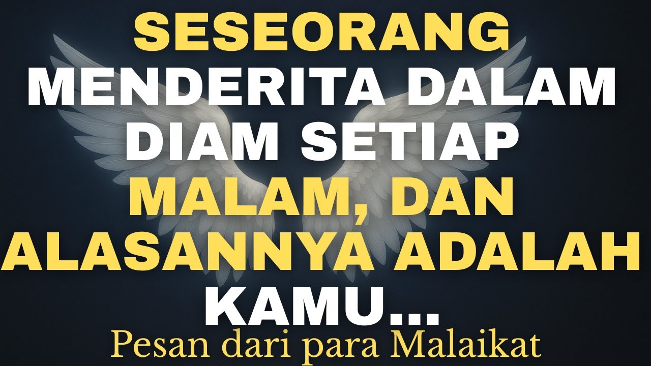 SESEORANG MENDERITA DALAM DIAM SETIAP MALAM, DAN ALASANNYA ADALAH KAMU…
