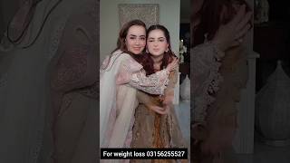 Maria b and Fatima b wearing luxury Maria b dresses - weight loss without gym