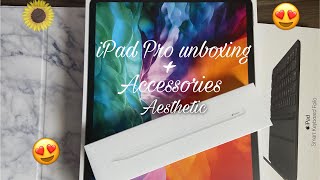 NEW iPad Pro 2020 12.9in unboxing + accessories