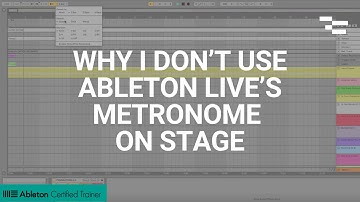 Why I don’t use Ableton Live’s Metronome on Stage