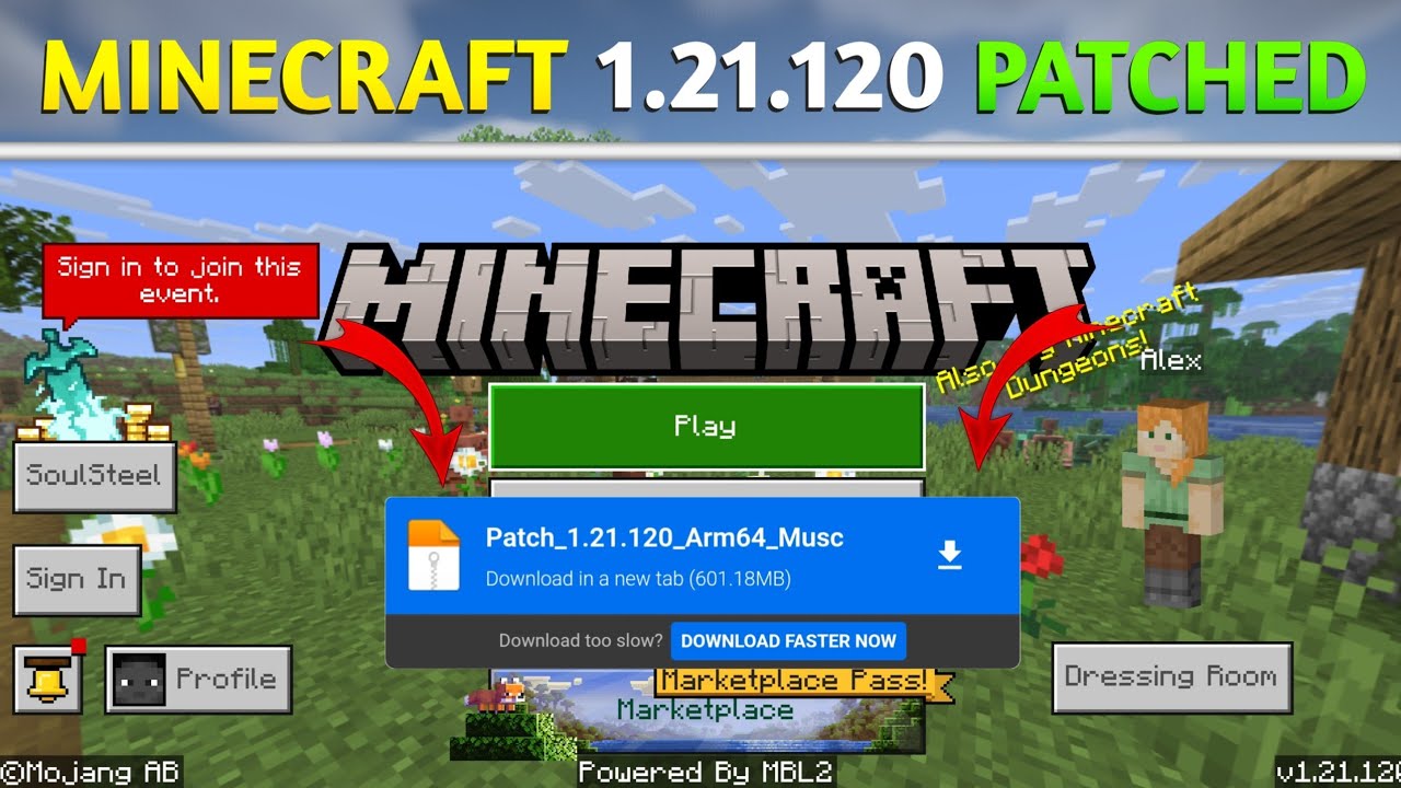 Minecraft Patched 1.21.120 New Update Review || Mcpe Patch 1.21.120