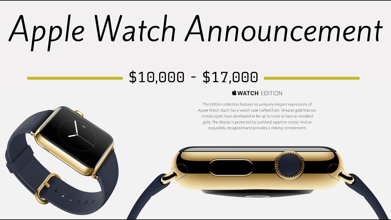 Apple Watch Announcement YouTube