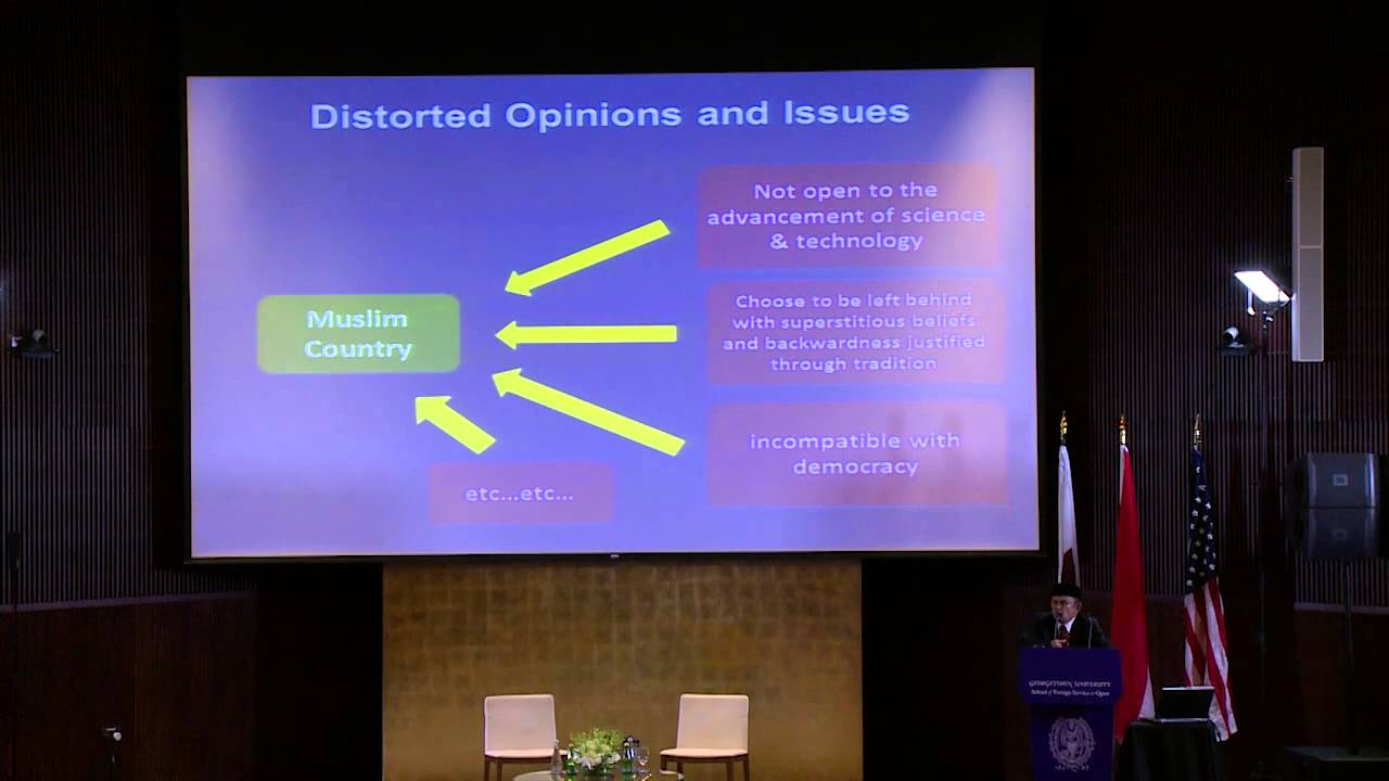 Former President of Indonesia Speaks about Human Capital & Technology in Islamic Countries