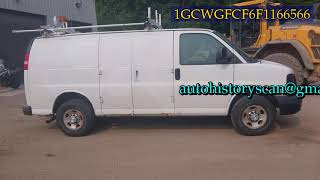 1GCWGFCF6F1166566 Chevrolet Express 2500 2500 Work Van 2015 2015