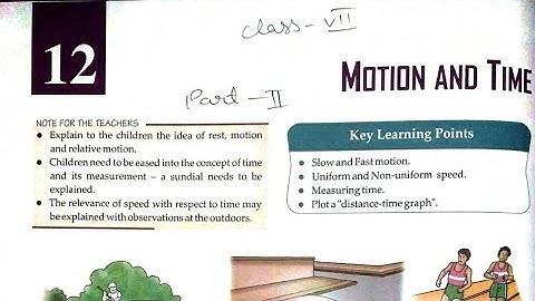 Class 7 Science | Chapter 12 Motion And Time Part 2 | mkd agrim academy