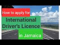 International driving permit application in jamaica