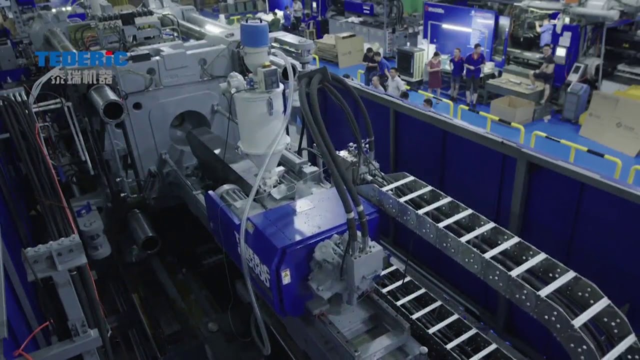 TEDERIC DH1800HR opposite injection molding machine for auto parts ...