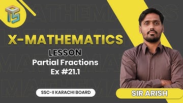 Chapter 21: Partial Fraction | Exercise 21.1 | 10th Class | Sindh Board | @otsedtech