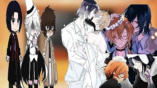 картинка: BSD react to fyodor/chuuya /Реакция БСД на Фёдор/Чуя. НА ЗАКАЗ