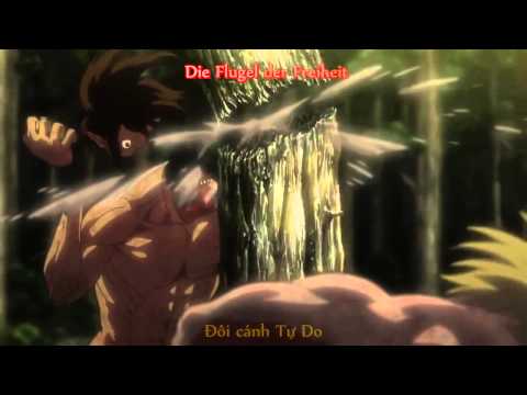 [Vietsub + Kara] Jiyuu no Tsubasa - Shingeki no Kyojin Opening 2
