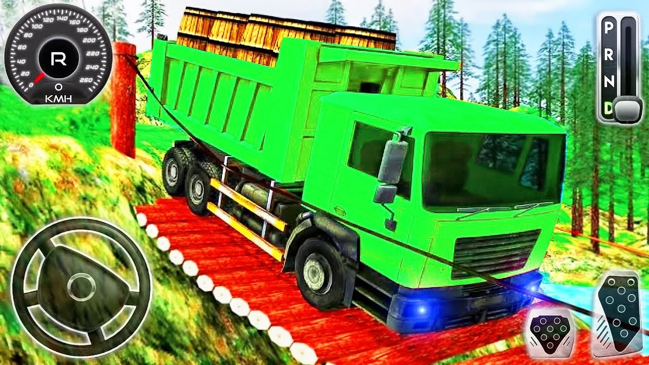 Offroad Indian Heavy Cargo Truck Hill Driver Simulator - Android GamePlay
