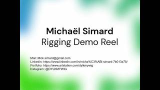 Rigging Demo Reel 2026