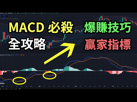 【MACD 指標完全攻略】新手到高手必看！實戰用法+長短線技巧，附詳細目錄！#macd